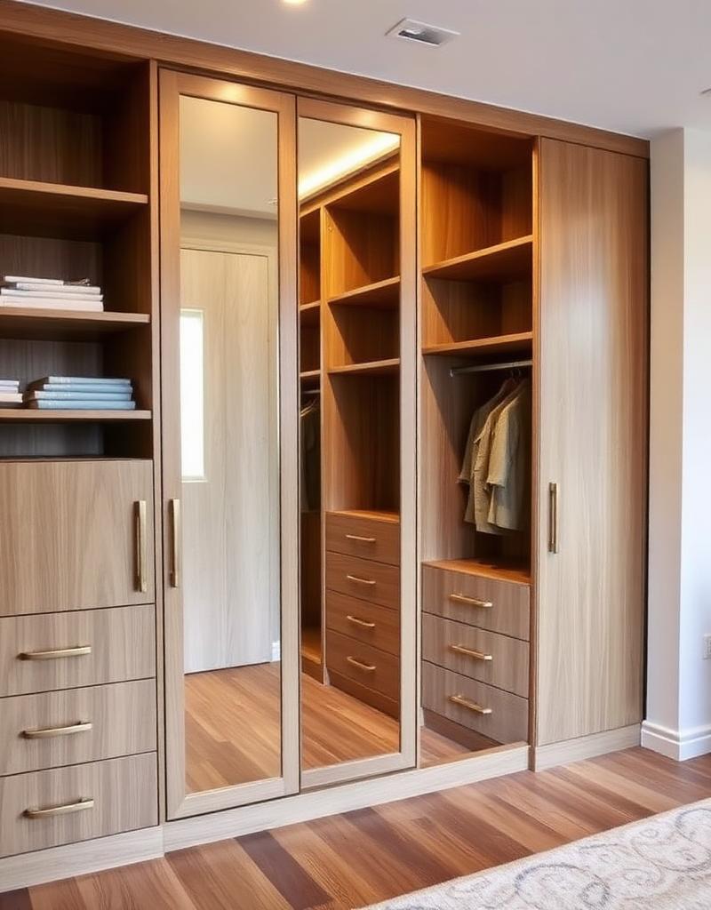 Pearl built-in wardrobes workshop sample